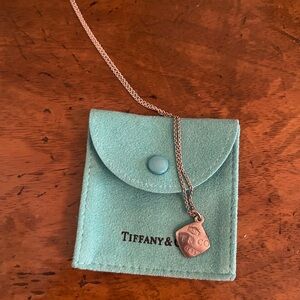 Tiffany & Co hard-to-find rhombus 1837 SS pendant necklace